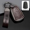 Genuine Leather Key Case for Cadillac XT5, CT5, XTS Key Fob - Unisex Design with Buckle