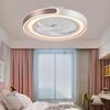 Ceiling Fan with Light - Pendant Light Fixture for Bedroom & Dining Room, Japanese & US Standard