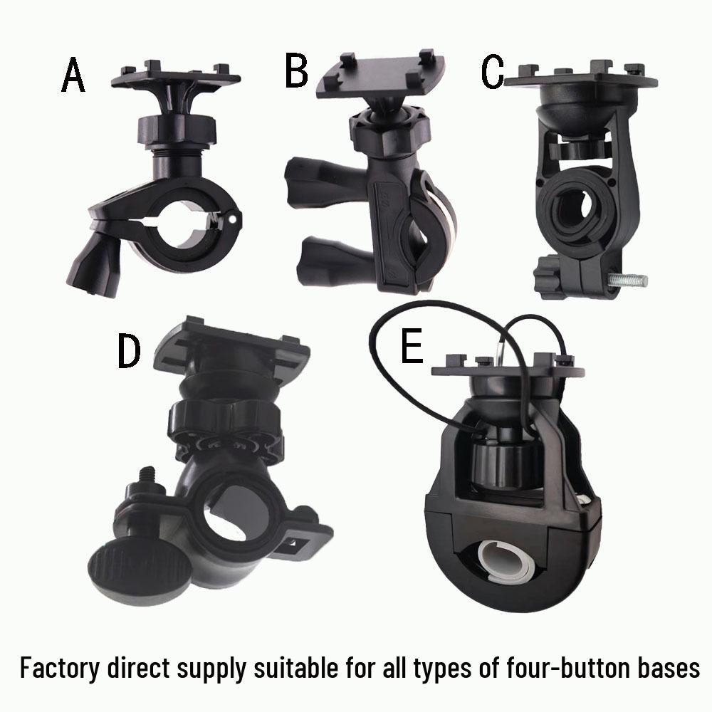 Cycling Motorcycle Phone Mount for Navigation and Delivery Type C Nylon Base чёрный