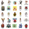 50 Spoof Toilet Man Stickers Personality Games Creative Toilet Man And Monitor Man Graffiti