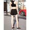 Yoga Wear Mesh Sports Shorts Women Summer Anti-naked Fitness Running Morning Exercise Elastic Quick Drying Outside Wearing Three-quarter Pants