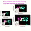 VIKAMA Digital Clock Welcome Mat Washable Anti-Slip Kitchen Carpet Bathroom Bedroom Floor Mat Home Decoration