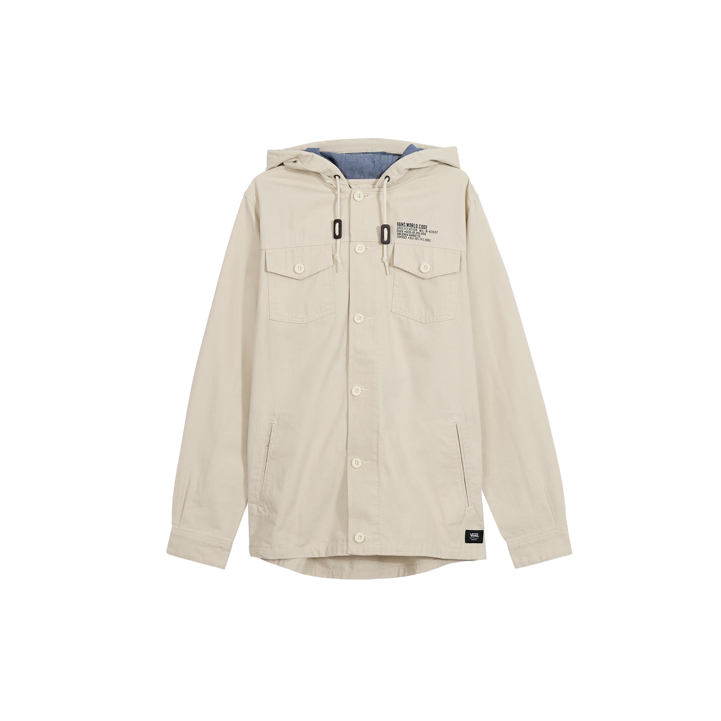 Vans Casual Hooded Jacket Beige Men s VNOA36JL2N1 M