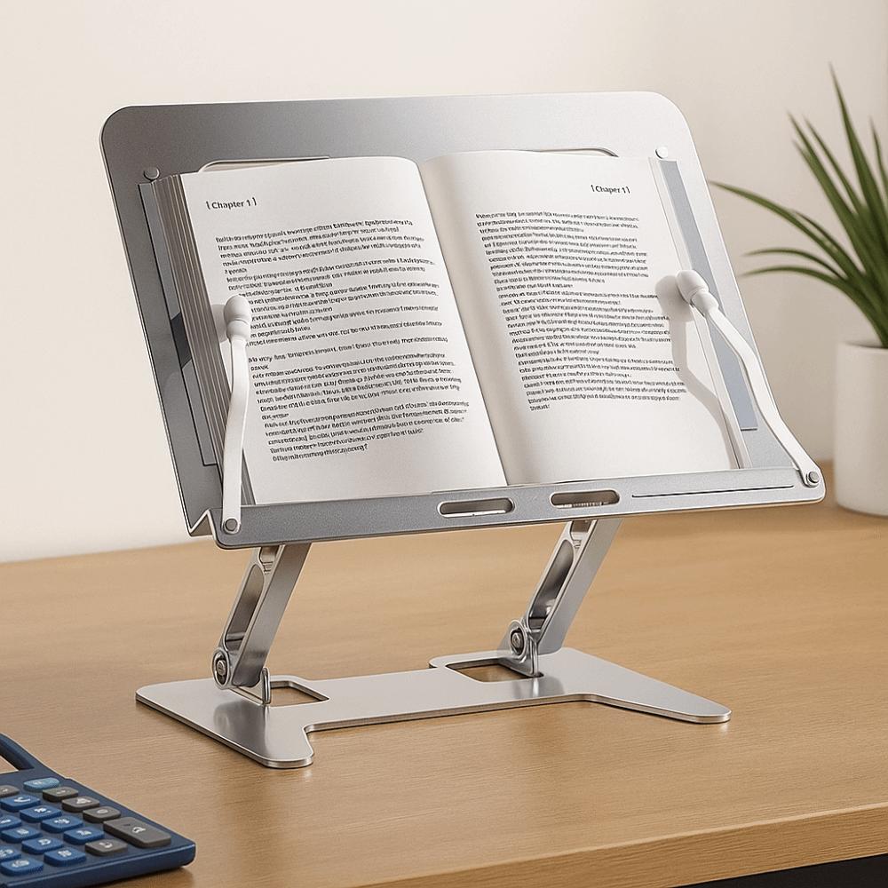 Foldable Reading Bookshelf Support Reading Bracket Tablet Stand Book Holder Tray  Students