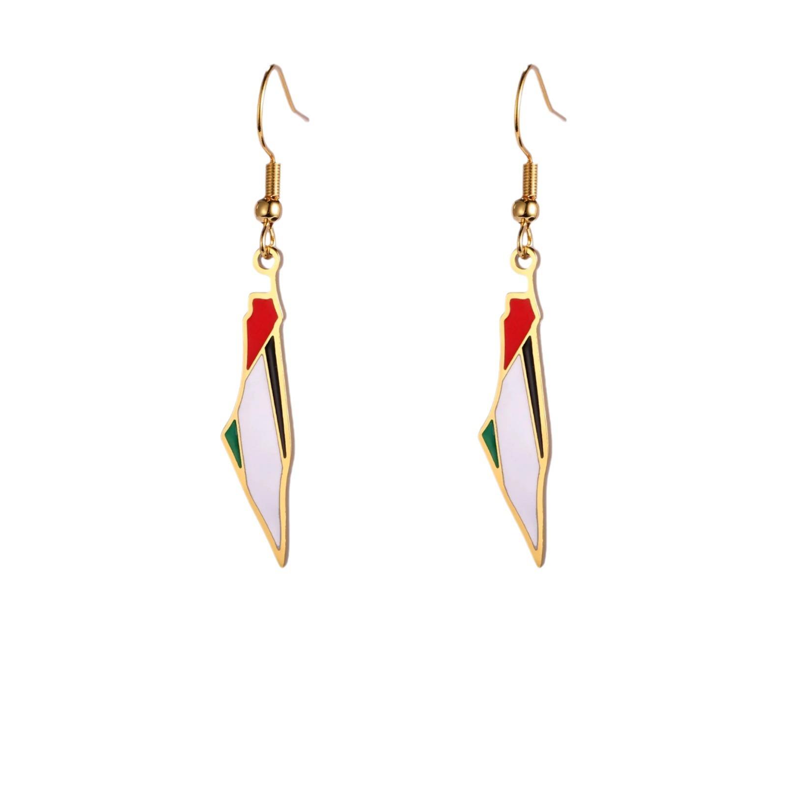 

1Pair of Creative New Pendant Earrings Fringed Simple Fashion Temperament Ear Jewelry