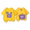 Potdemiel Summer New Pikachu Print Children's Cotton T-Shirt, Boys and Girls, Comfortable and Breathable Children's T-Shirt