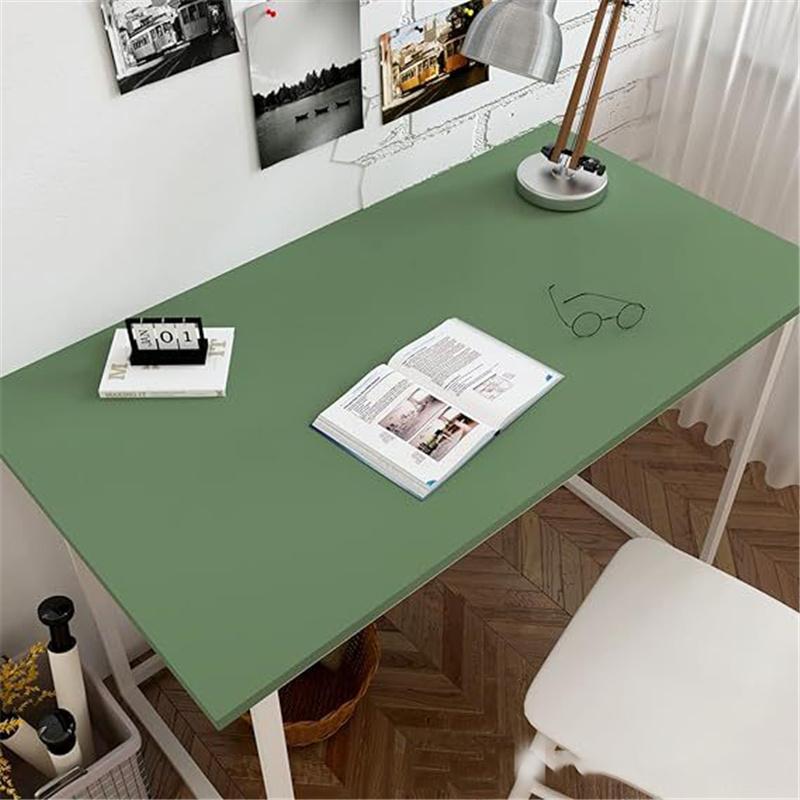 

Матовые зеленые самоклеящиеся ПВХ обои Водонепроницаемые Отклеивающиеся Спальня Гостиная Декор Съемное настенное покрытие Дом и Офис 40cm*10m