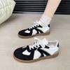 Takeaway Large-size Flat-bottomed Casual Lace-up Sports Single Shoes 22 Autumn New Lace-up German Training Shoes
