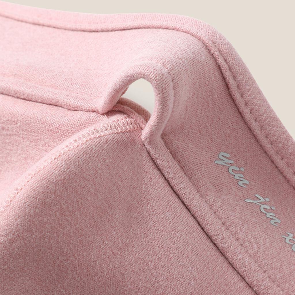 Women Simple Thermal Earmuffs Mask Autumn and Winter Windproof Pink Fleece Ear Cover Dustproof Cycling Earflap Outdoor Use