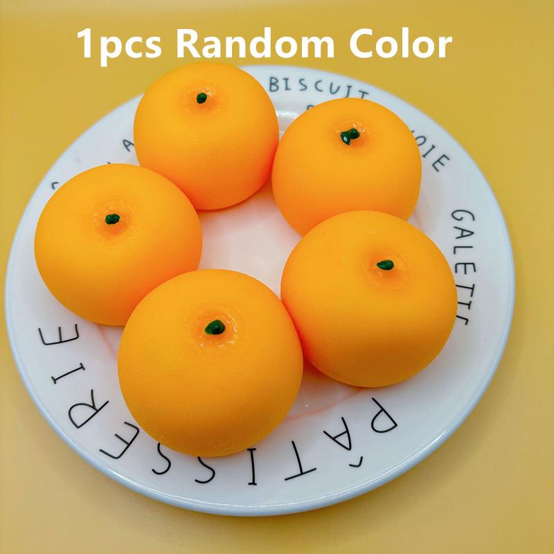 New Kawaii Simulation Orange Peel Sticky Squeeze S Soft And Realistic Jelly Sparkling Squeeze S Children & Adult Gifts