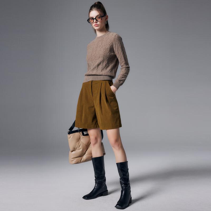 Paro Women's 100% Cashmere Cable Knit Sweater