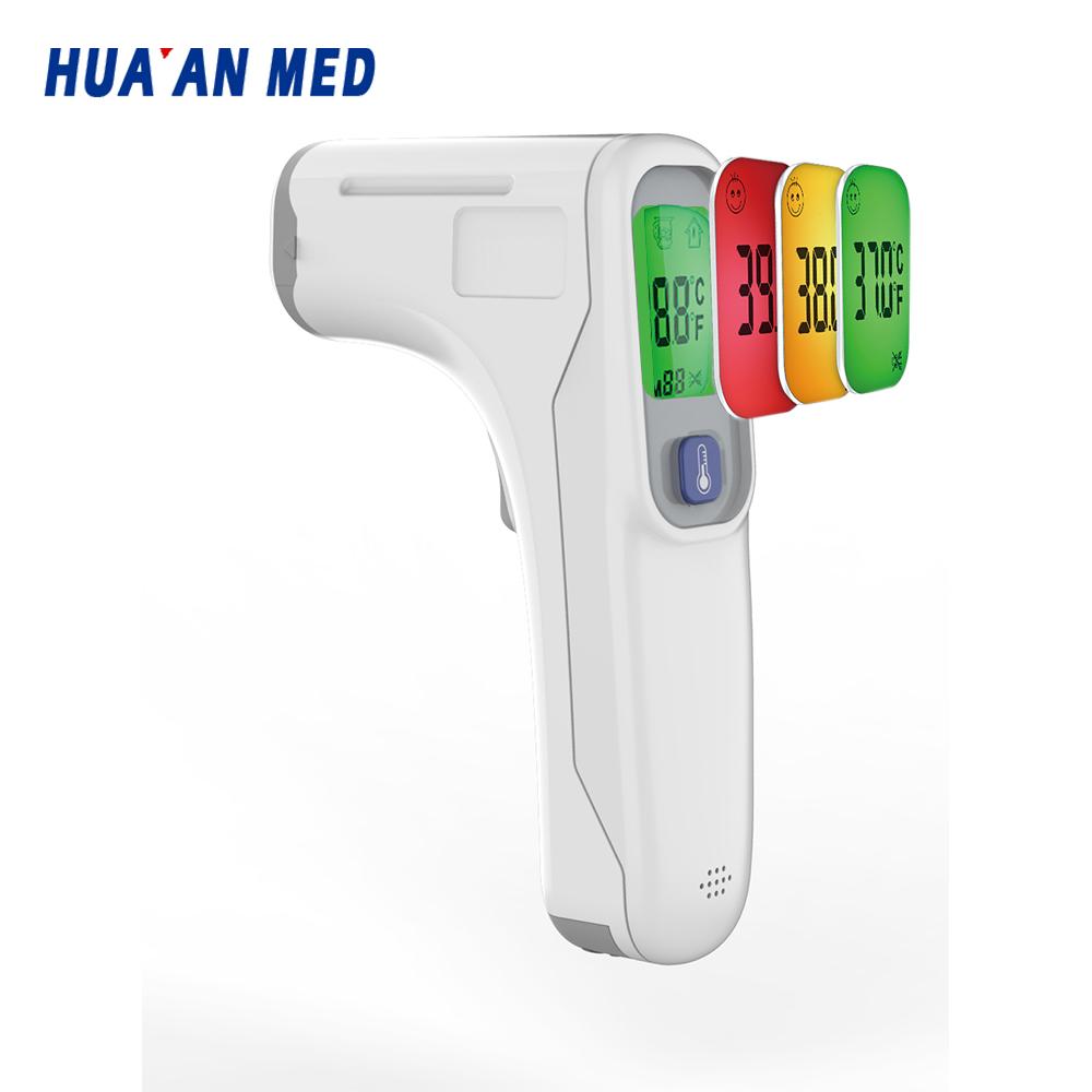 HUA AN MED Health Care Products Non-Contact Digital Infrared Forehead Thermometer Gun ABS