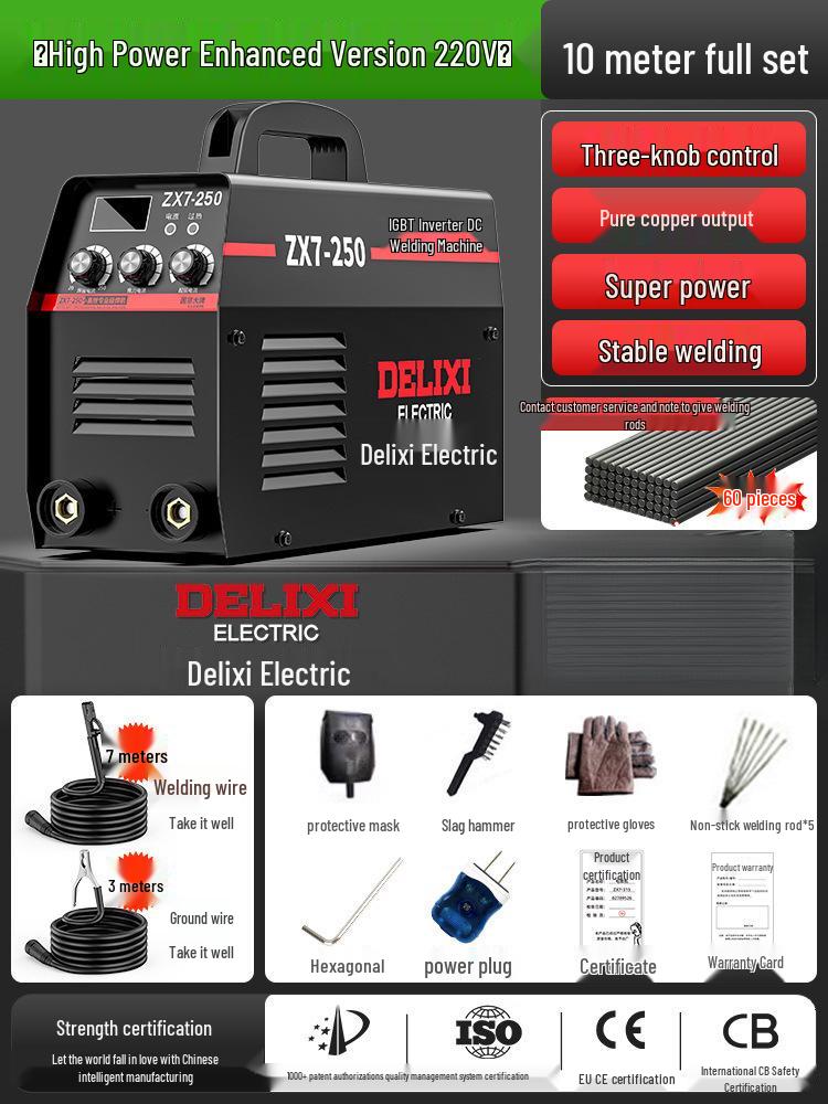DELIXI Dual Voltage Industrial & Household All-Copper Welding Machine