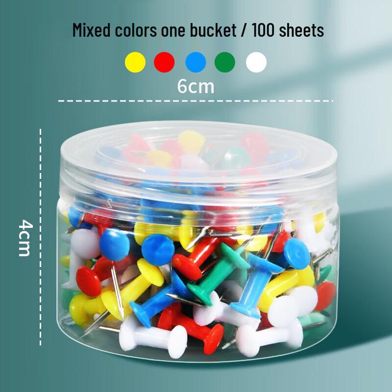 Wankajia Colorful Decorative Stainless Steel Pushpins