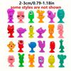 10/30/50 Stück Mini-Form Saugnäpfe Weichgummi Monster Tier Saugnäpfe Wohnzimmer Dekoration Zum Entspannen JXB
