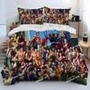 Game King Of Fighters Retro Bedding Set Printed single Comforter Quilt Bed Duvet Cover Pillow Case 3 Pieces Sets Kids Adult Size