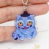 K-Pop Demon Hunters Goods – Tiger Duffy Plush Keyring - 4 Items Shipped Randomly; Selection Not Available