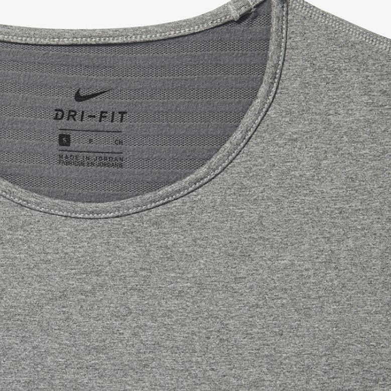 Nike Dri-Fit Soft Comfortable Versatile Crew Neck Breathable Long Sleeve T-Shirt Women tops 834315-063