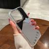 Luxury Plating Make Up Mirror Phone Case For iPhone 17 Air 11 12 13 14 15 16 Pro Max Mini XS Plus Hard Acrylic Shockproof Cover