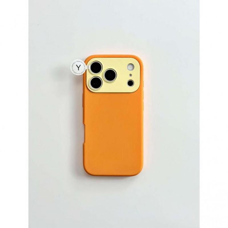Minimalist INS Style Patchwork Solid Color Phone Case IPhone 17 Pro Max 16 15 Shockproof Protective Cover