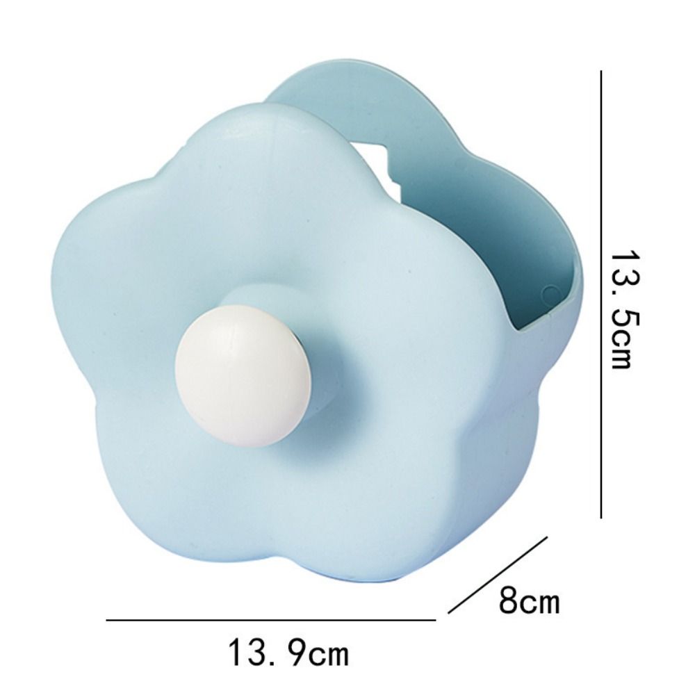 Pink Yellow Blue Makeup Brush Storage Flower Shape Pen Holder New Makeup Tool Box Household