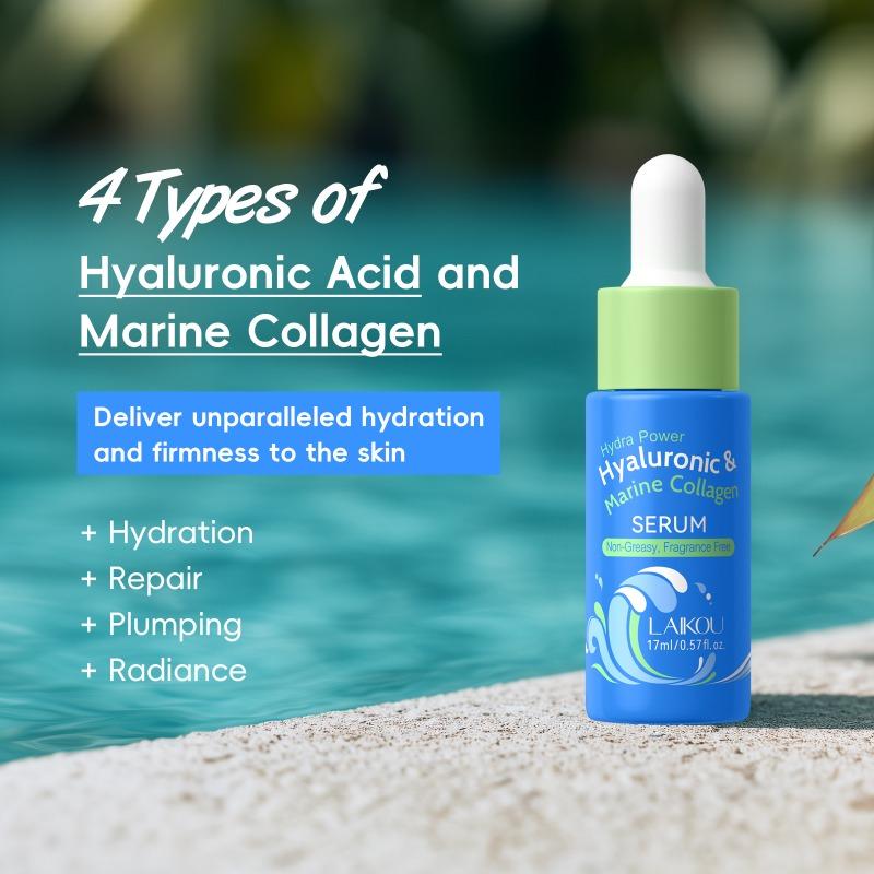 LAIKOU Hyaluronic Acid Collagen Serum 17ml Hydrating Moisturizing