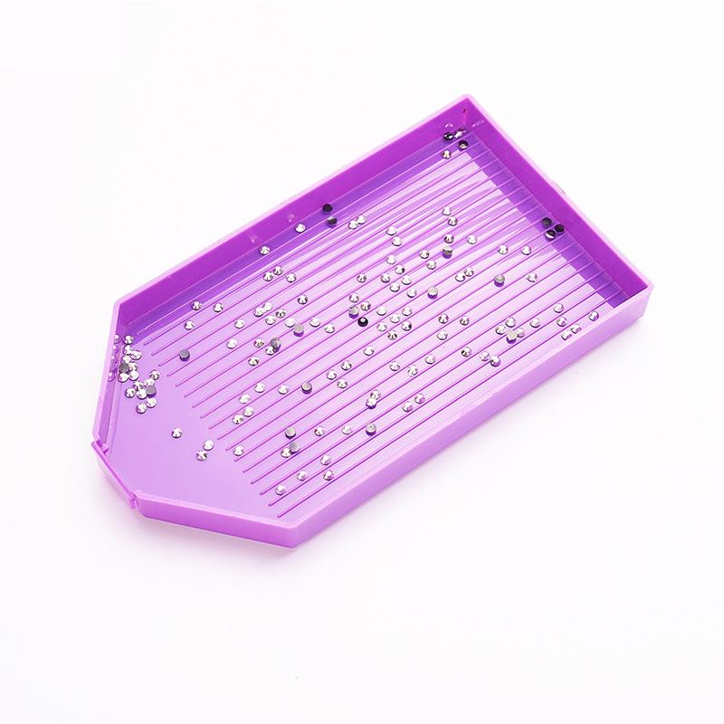 1Pc Diamond Painting Tray Plate Large Capacity Square Point Drill Embroidery Tool Diamond Embroidery Accessories