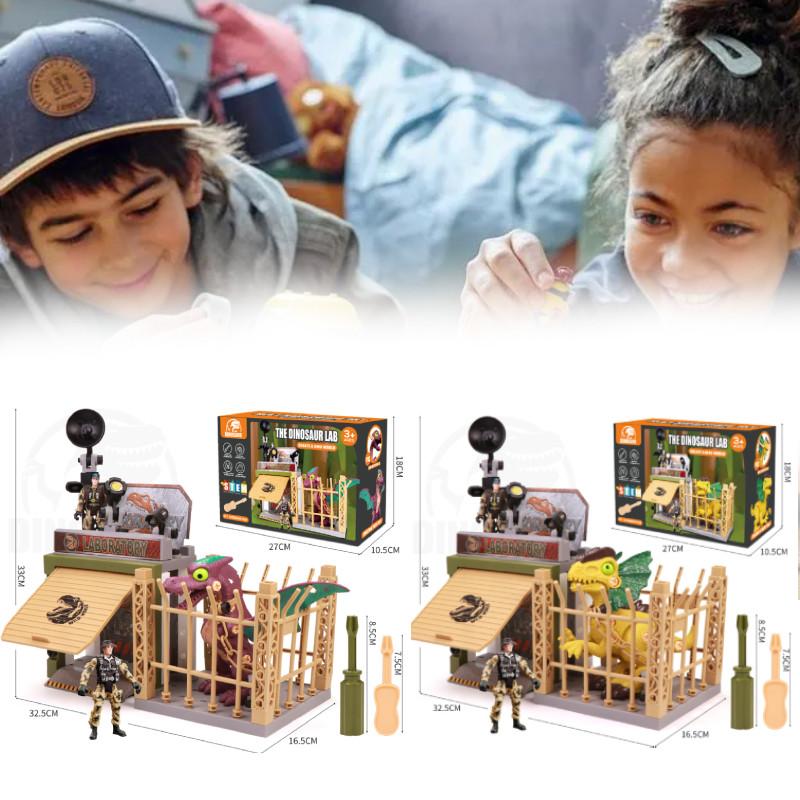 Engaging Battery Powered Dinosaur Model Toy For Children With Easy Diy Assembly