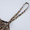 Leopard Print Ruffles Women Sexy 2 Piece Set Women Sexy Camis Bra Crop Tops + Low Waist Shorts Summer Holiday Beach Outfits Suit
