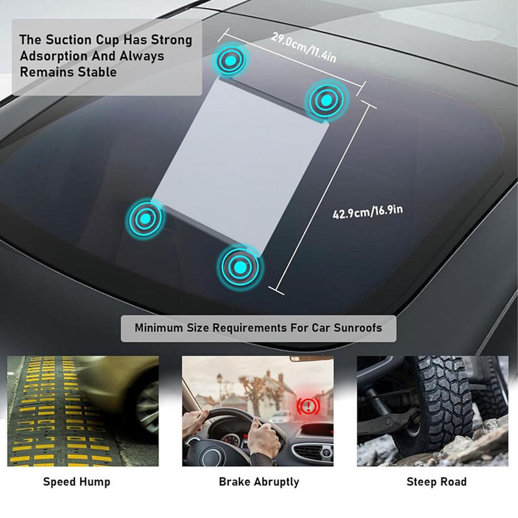 Suction Cup Holder Fit for Mini Signal Receiver White Powerful Car Sunroof Suction Cup Mount