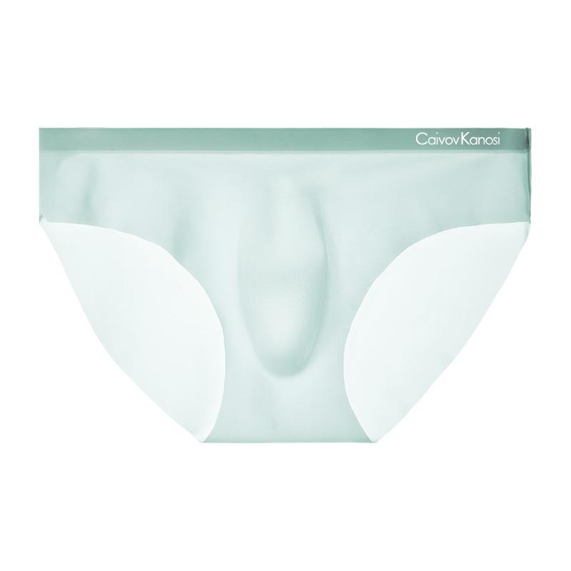 Caivov Kanosi Men's Ice Silk Breathable Quick-Dry Seamless Briefs