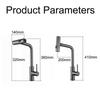 304 StainlessKitchen Faucet Pull Out Rotation Waterfall Stream Sprayer Brushed High Efficiency Cleaning Sink Steel Tap Accessory