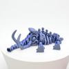 3D Printed Adorable Movable Mammoth Cartoon Skeleton Toy