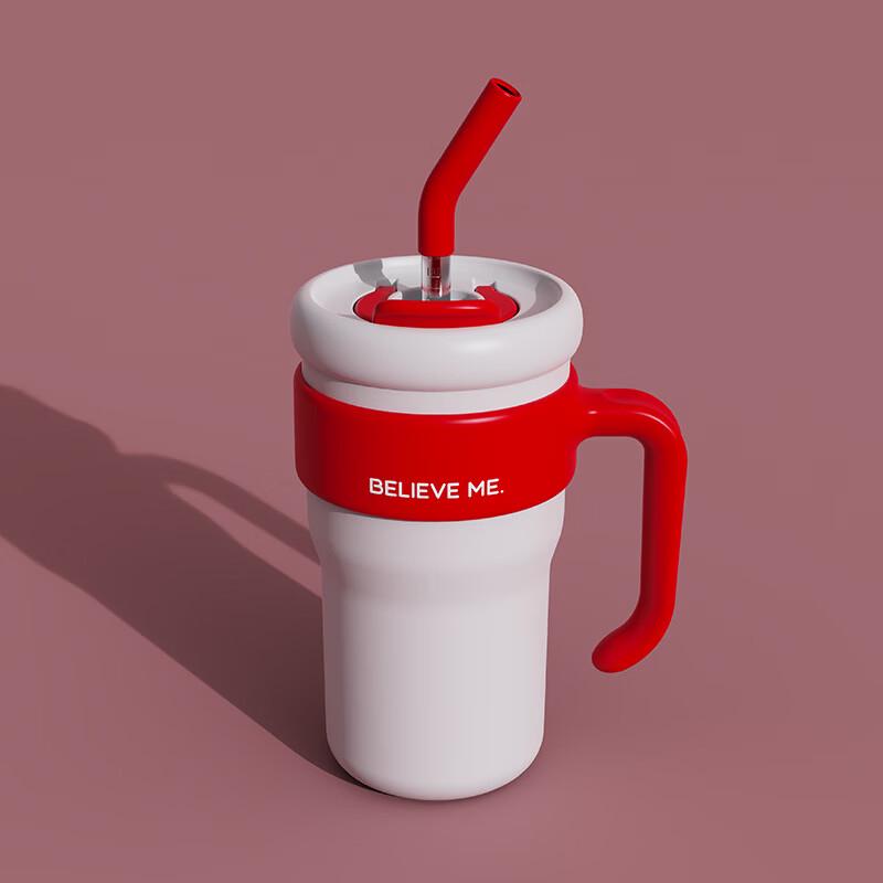 Giant Dual-Drink Insulated Water Bottle with Handle