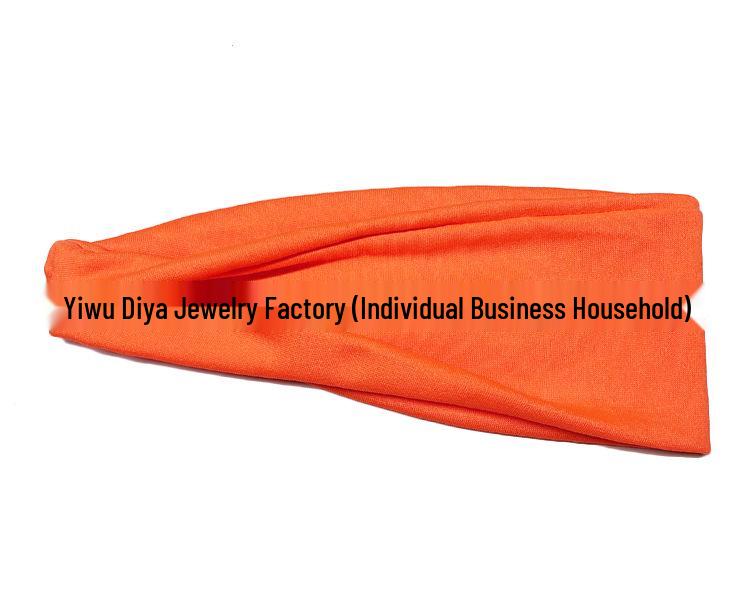 Unisex Sports Headband: Sweat-Absorbing Yoga Hair Band for Running
