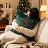 Soft Christmas Pillow Cover Square Holiday Cushion Cover Throw Cushion Cover  Christmas Decor