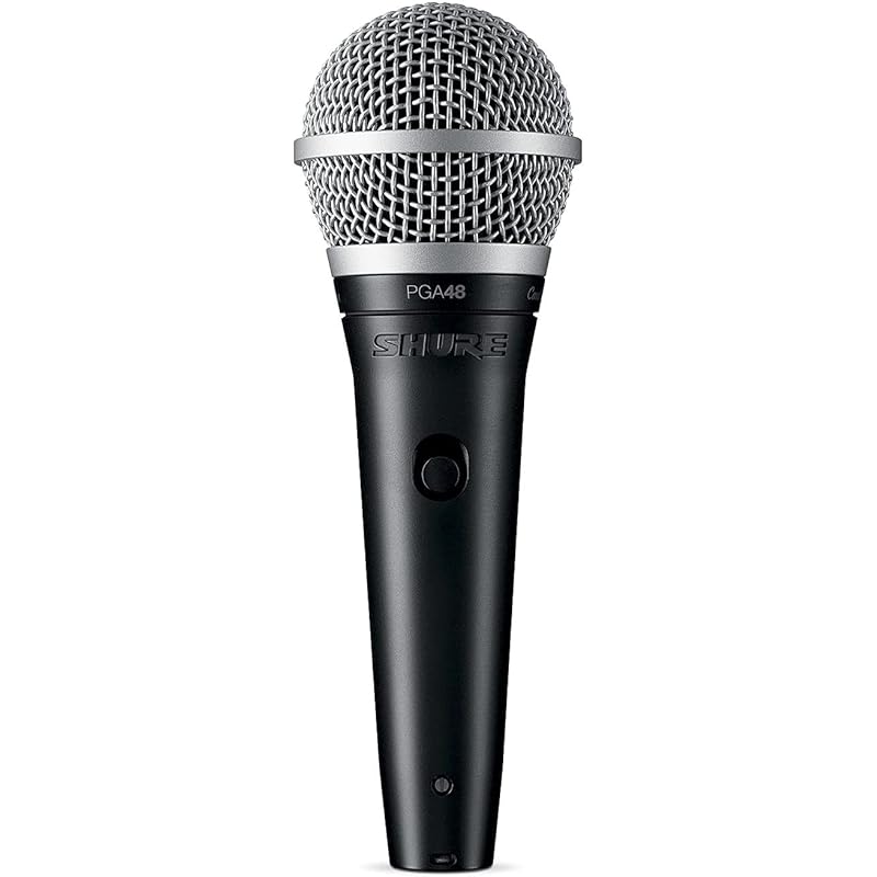 

SHURE dynamic vocal microphone XLR/phone cable included PGA48-XLR []