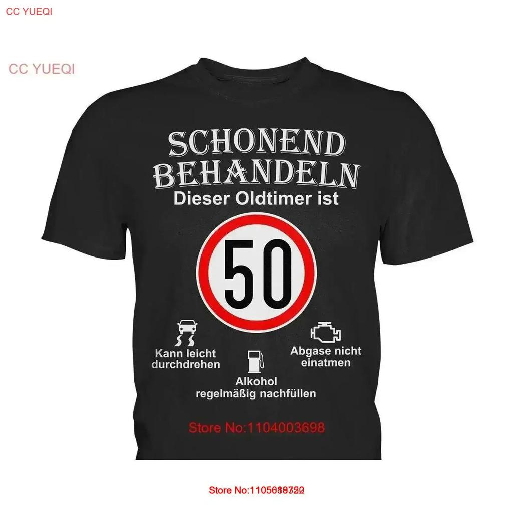 Treat With Care Oldtimer Is 50 Speed 50th Birthday T Shirt Years Original Premium Vintage Comfortable Vintage