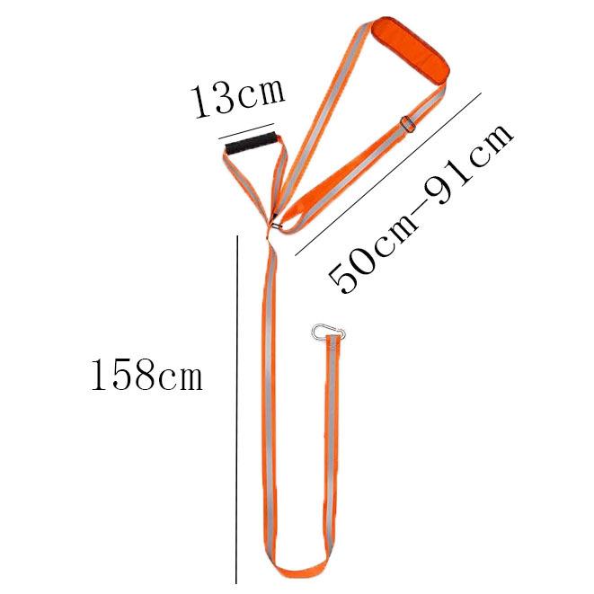 Deer Drag Rope Pulling Hunting Accessories Deer Hunting Drag Strap with Handle Reflective Harness Hunting Gear for Deer Hunters