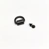 10Pcs D-Ring Buckle Lightweight Metal Side Clip Connectors for Handbag Strap DIY Small Leather Goods Making