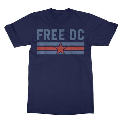 Free DC Shirt Washington Free DC Design | America US Flag Vintage Unisex T-Shirt