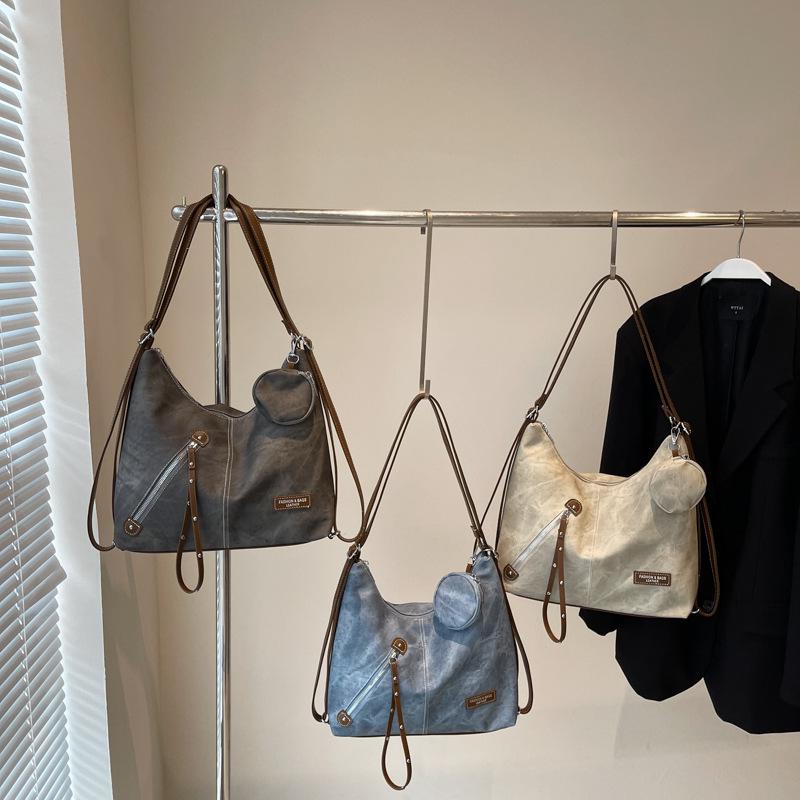 Högskolestudent Axelväska - Stilren, Hög Kapacitet, Koreansk Crossbody Ryggsäck för 2025.