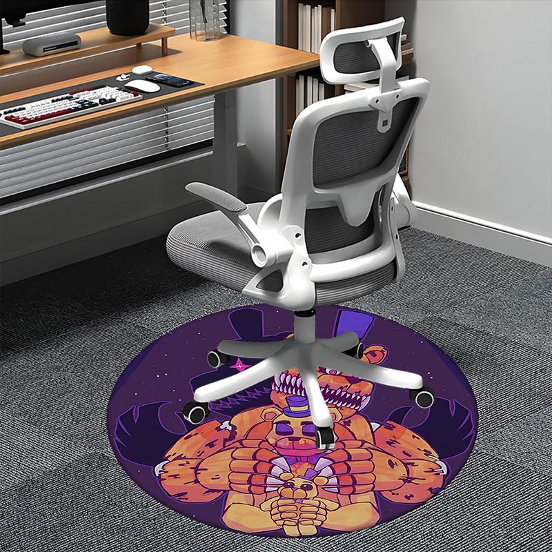 

Freddy Fazbear ,Five Nights at Freddy s Chair mat Round Rug-Office carpet , Machine Washable , Non-slip , Suitable for Living Rooms , Bedroo 80cm by 80cm