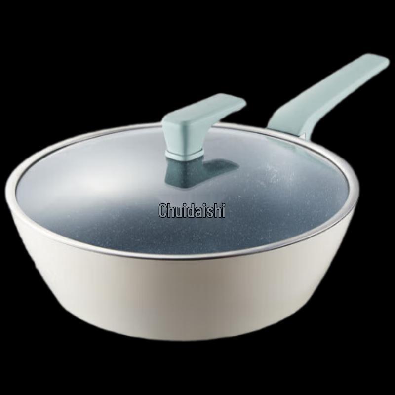 Chui Da Huang 30cm Maifan Stone Non-stick Wok