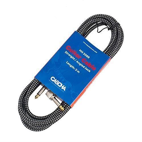 Câble pour instrument - CASCHA - 6.3mm - 3m - Professionnel - Jack to Jack