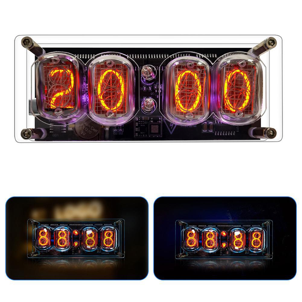 IN12 LED Nixie Tube Clock Retro Nixie Tube Clock With Energy-saving Features And Innovative USB Power Supply Retro Clock Module China Mainland