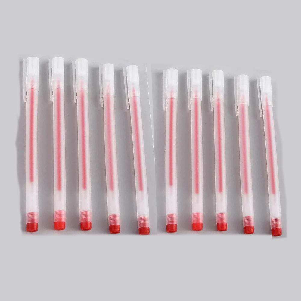 1/10 Pezzi Penna Gel Extra Fine 0.5mm Scrittura Esame Penna Nera Blu Rossa Studenti Cancelleria Ufficio Carbonio per Affari