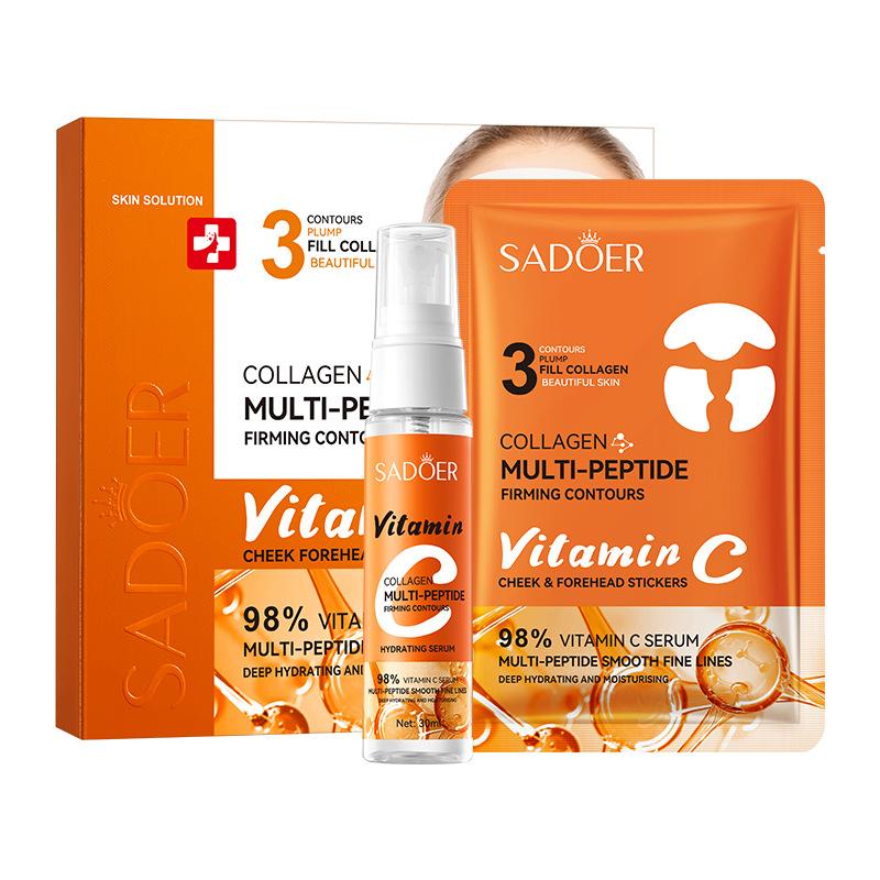 

Роскошный набор лиофилизированных мультипептидных VC-филлеров для лица, щек и лба 4pcs оранжевый