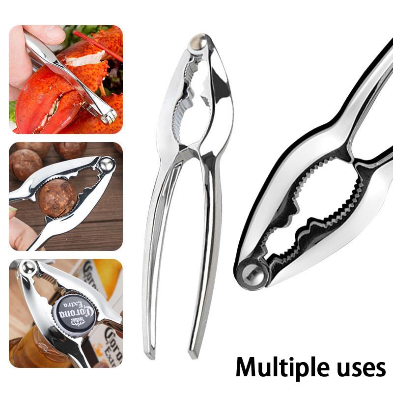 Seafood Crackers Crab Forks Set Lobster Crab Opener Clip Leg Sheller Nuts Opener