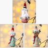 2pcs Colorful Christmas Tree Hanging Pendant Unique Santa Claus Figurine Christmas Plush Dolls  Prop